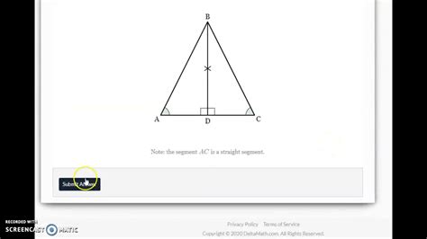 Delta Math: Basic Triangle Proofs. . Basic triangle proofs delta math answers